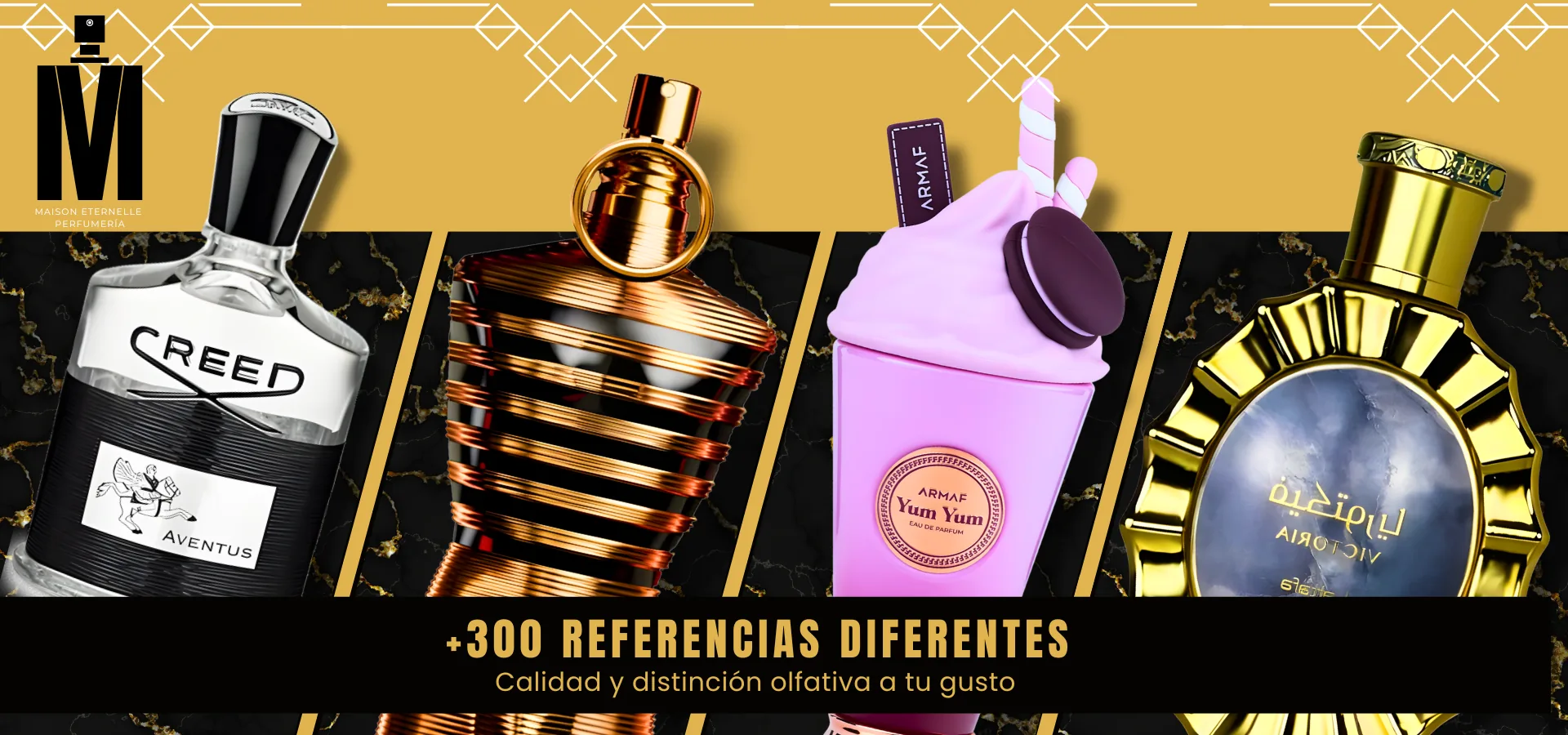 Más de 300 referencias diferentes: calidad y distinción olfativa a tu gusto.
